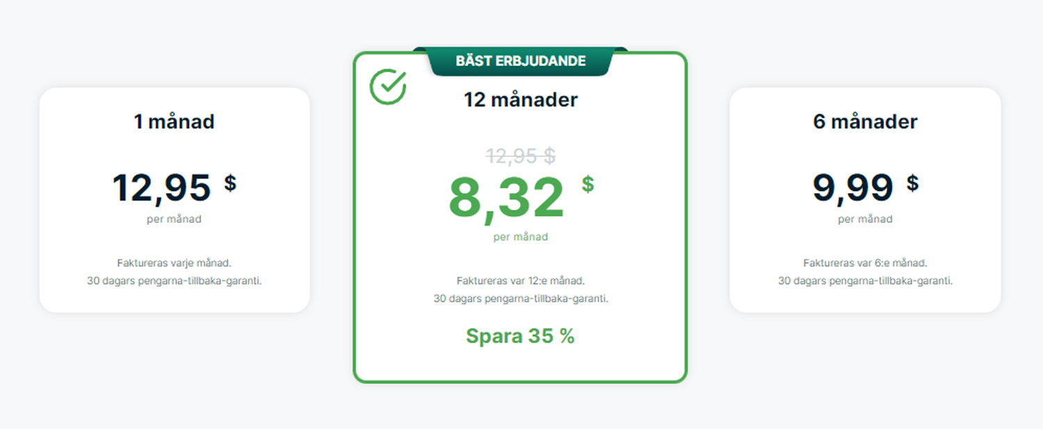 ExpressVPN pris